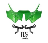 Aletas De Motocicleta para para Z650 2020-2024 Kit De Deflectores Alerón para Motocicleta Winglets Spoiler Delantero Panel Cono Nariz Carenado Pico