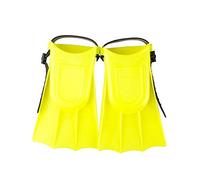 Aletas de natación, 1 par de Aletas Suaves y Ajustables for niños pequeños Que aprenden a Nadar, Accesorios for Piscina, Playa y natación.(Black Blue Exorcist1)