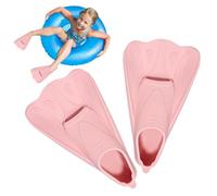 Aletas de natación - Aletas de silicona | Aletas ligeras y flexibles para nadadores principiantes y avanzados | Cómodas aletas antideslizantes para entrenamiento de piscina y uso diario