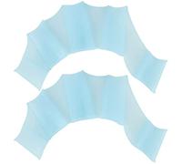 Aletas de natación de Mano 1 par de Guantes acuáticos Aletas de natación con Palma Guantes palmeados para Dedo Paleta para Nadar Buceo(S)
