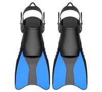 Aletas de natación para adultos, diseño de cordones, aletas de natación con mecánica de fluidos, aletas de natación profesionales para un movimiento eficiente, accesorios de entrenamiento de natación
