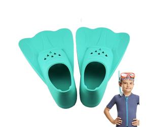 Aletas de natación para niños para nadar, aletas cortas de entrenamiento para niños al nadar, para el entrenamiento en la piscina, para buceo, bodyboarding, fitness, snorkeling, piscina, viajes