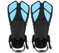 Aletas de Snorkel, Aletas para Nadar para Adultos, 1 par de Aletas de Buceo Ajustables TPR Suave Tacón Abierto Aletas de natación largas para Snorkel Buceo Natación Adultos (#2)