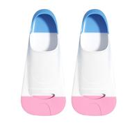 Aletas de snorkel para niños, aletas de silicona para niños, aletas para nadar, con bolsa de mezcla de almacenamiento, equipo de buceo portátil para la piscina al aire libre, entrenamiento