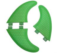 Aletas de Tabla de Surf, Green G3 G5 G7 Aletas de Surf Tabla de Surf Fibra de Vidrio Tri Set Thruster (G7)