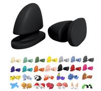 Aletas de tiburón con forma de cono de helado, pantuflas de tiburón con divertidas aletas 3D, diseño de panda, fresa, sombrero de Papá Noel, calabaza y fuego, Black, Talla única