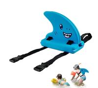 Aletas de tiburón de natación para niños, dispositivo de piscina en forma de aleta para niños, flotador de espalda portátil, entrenador de natación de seguridad, dispositivo de flotación para el