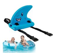 Aletas de tiburón para natación, ayuda de natación en forma de aleta para niños, entrenador de seguridad portátil para flotar, dispositivo de flotación para el desarrollo de habilidades