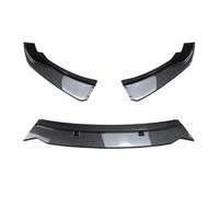 Aletas Difusor divisorias Alerón De Parachoques Delantero Para Coche 3 Divisores Parachoques Canard Compatible Con Serie 1 F20 F21 116i 118i 120i 2011-2019(Carbon Fiber Look)