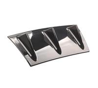 Aletas Difusor divisorias Spoiler Labio Parachoques Trasero Exterior Universal ABS Fibra Carbono Negra Difusor Chasis 3 Aletas 5 Aletas Estilo Aleta Tiburón Accesorios Para Coche(BLACK 3 Fin)