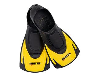 Aletas Mares Aquazone Hermes, Aletas de Snorkel Adulto, Unisex, Amarillo, 46
