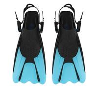 Aletas Natacion Piscina, 2 Aletas de Buceo, Aletas Ajustables, Aletas Cortas Natacion Piscina, Aletas de Snorkel, Aletas Cortas para Nadar Adultos, Entrenamiento de Natación, Talla 34-38/Blu
