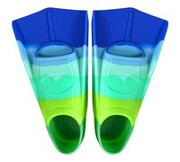 Aletas Natacion Piscina, Aletas de Natación para Niños, Aletas Cortas de Entrenamiento para Niños Niñas Snorkeling, Bucear y Nadar, 100% Silicona Unisex para Principiantes (B Aletas, XS(30-32))