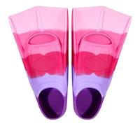 Aletas Natacion Piscina, Aletas de Natación para Niños, Aletas Cortas de Entrenamiento para Niños Niñas Snorkeling, Bucear y Nadar, 100% Silicona Unisex para Principiantes