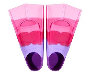 Aletas Natacion Piscina, Aletas de Natación para Niños, Aletas Cortas de Entrenamiento para Niños Niñas Snorkeling, Bucear y Nadar, 100% Silicona Unisex para Principiantes