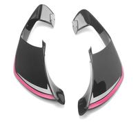 Aletas para Motocicleta para YZF R1 2017-2023 Accesorios Motocicleta Carenado ala Fija Alerón Pequeño Aerodinámico(Glossy Black Pink)