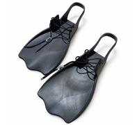 Aletas para pato de pesca con cordones · Negro (par)