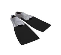 Aletas Zoggs Largas de Goma, Talla 9-10, Color Negro