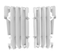 POLISPORT 8473600001 - Juego de protectores de radiador fabricado en polipropileno resistente y duradero sin herrajes compatible con motocicletas BETA RR en color blanco
