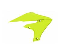 Aletines de radiador polisport yz450f 18-19 amarillo neon para moto repuestos