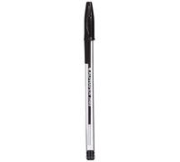 Alevar Bolígrafos de bola, tinta negra, punta media 1 mm, paquete de 50 unidades