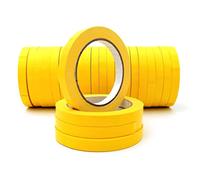 Alevar Cinta adhesiva para selladora de bolsas, formato mm 12 x 66 metros, paquete de 24 unidades, color amarillo