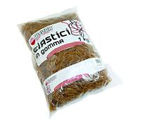 Alevar Gomas elásticas para 100%, diámetro 40 mm, grosor 1,5 mm, color natural, paquete en bolsa de 1 kg