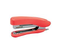 Alevar Mini grapadora de pinza de plástico, tamaño 10,6 x 2,3 x 4,5 cm, Monta Punto 10, color rojo