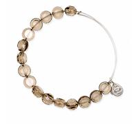 Alex and ani smoke luxe bbeb111s - brazalete de alambre extensible con