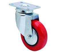 Alex BH PPI - Rueda (poliuretano inyectado, diámetro de 125 mm, carga soportada 100 kg)