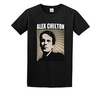 Alex Chilton 4 Unisex 100% Cotton Short-Sleeve T-Shirts Black L