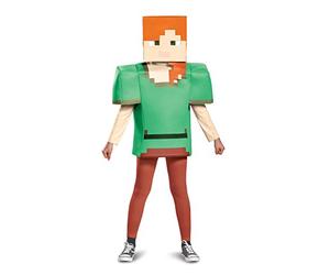 Alex Classic Minecraft Costume, Multicolor, Large (10-12)