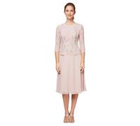 Alex Evenings Vestido de Lentejuelas para Mujer (pequeño y Regular) - Rosa - 48