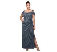 Alex Evenings -Vestido Mujer Gris Gris 42 Más (US Talla) (US Talla)