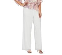 Alex Evenings Women's Dress Pants (Petite Regular), Ivory, MP