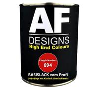 Alex Flittner Designs 500 ml pintura compatible con moto PiaggioScooters 894 Rosso Dragon listo compatible con salpicaduras
