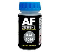 Alex Flittner Designs Laca Pincel Ral Todos Farbcodes Mate 50ml Secado Rápido Pintura Tupflack Reperaturstift - RAL7046 Tele-Gris 2