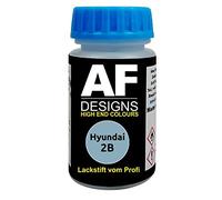 Alex Flittner Designs Lápiz Retoque compatible con Hyundai 2B Sky Blue Metallic de Secado Rápido Pintura del Coche 50ml
