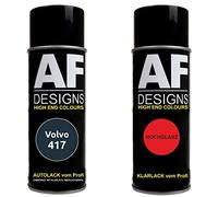 Alex Flittner Designs Pintura Bote Spray Kit para Volvo 417 Nautica Azul Perl Pintura Base Barniz Claro 400ml