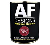 Alex Flittner Designs Pintura de coche 250 ml compatible con Citroen EKQ Rouge Lucifer Nacre capa base lista compatible con pulverizar
