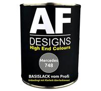 Alex Flittner Designs Pintura de coche compatible con Mercedes 748, color gris cometa metalizado, lista compatible con salpicaduras