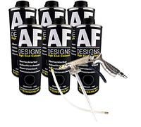 Alex Flittner Designs Protección de Piedras/bajo Protección del Suelo Negro 6x1kg Pintado + bajo Pistola de Hueco Rostschutzpistole Pistola Jeringa