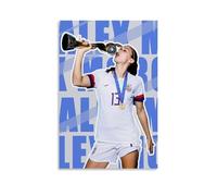 Alex Morgan, pinturas decorativas impermeables y resistentes a las manchas, pósteres de alta definición, adecuados para múltiples escenarios en salas de estar, dormitorios y oficinas, estilo sin marco