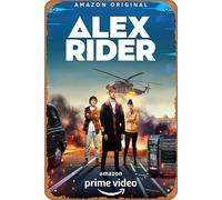 Alex Rider 2020 - Cartel de metal vintage estilo retro, placa de pared decorativa de metal, 20,3 x 30,5 cm