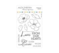 Alex Syberia Designs from Our Hearts - Juego de sellos (4 x 6)