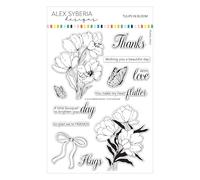 Alex Syberia Designs Juego de sellos Tulips in Bloom