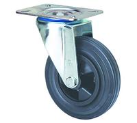 Alex ZV PS - Rueda (goma natural, diámetro de 160 mm, carga soportada 160 kg) color negro