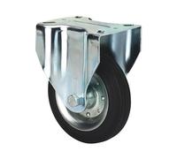 Alex zv - Rueda fija/o diámetro 80 platina 107x86 rodillo goma