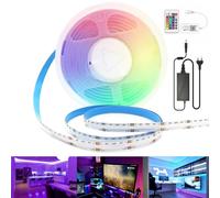 Alexa COB LED Strip WiFi RGB 2M Kit, 12V Arote RGB Dimmable COB LED Strip con Controlador y Fuente de Alimentación, Alta Densidad 576LEDs/M, Control de App, Sincronización de Música, Cambio de Color