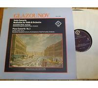 ALEXANDER GLAZUNOV: VIOLIN CONCERTO IN A MINOR, OP. 82/MEDITATION FOR VIOLIN AND ORCHESTRA, OP. 32 (RUGGIERO RICCI, Violin) ~ PIANO CONCERTO NO. 2 IN B MAJOR, OP. 100 (MICHAEL PONTI, Piano)